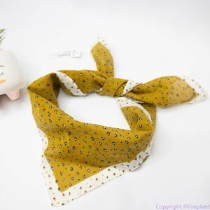 Madewell Mustard and White Scarf